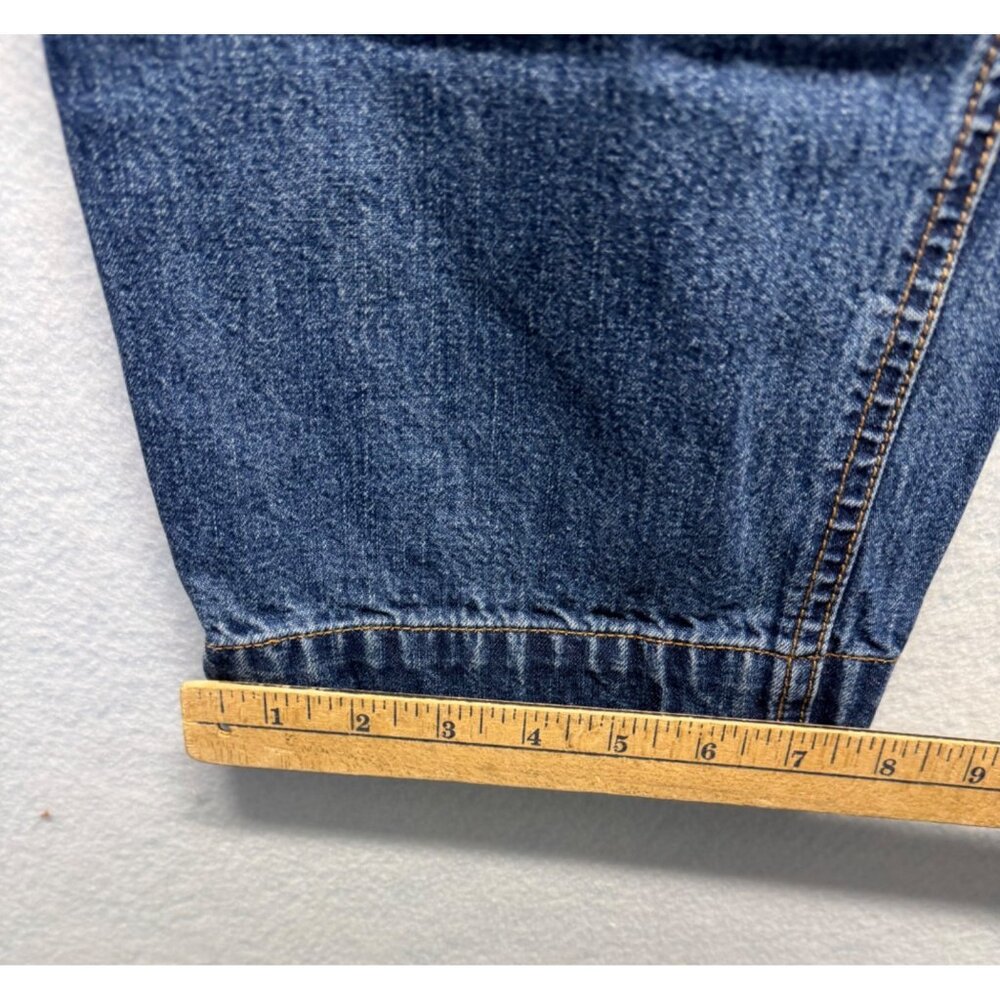 Eddie Bauer Womens Blue Denim Jeans Size 10 Mid-Rise Straight-Leg 100% Cotton - Picture 9 of 10